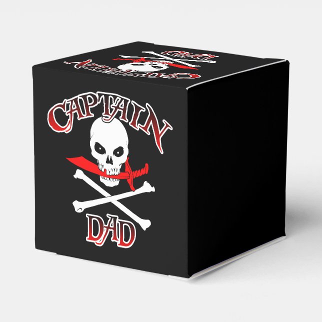 Captain Dad  Favor Box (Back Side)
