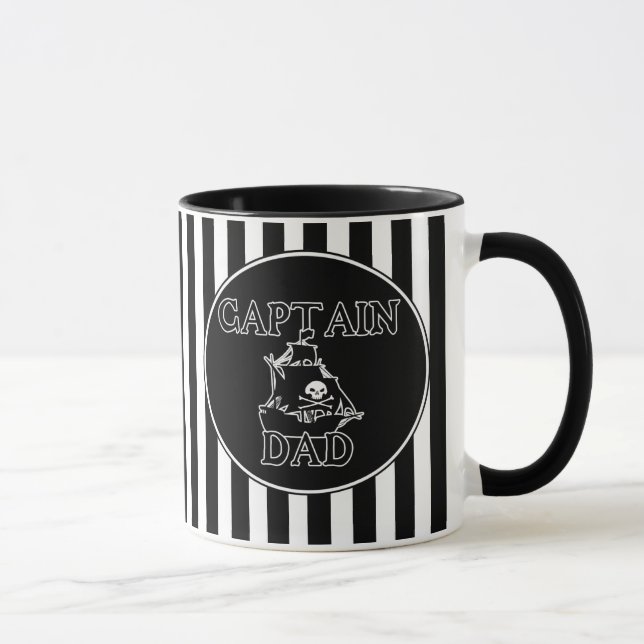 Captain Dad - Ghostly Galleon Mug (Right)