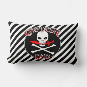 Captain Dad Throw Pillow