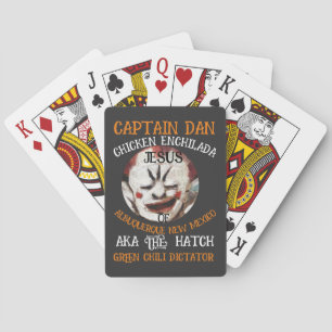 CAPTAIN DAN CHICKEN ENCHILADA JESUS ALBUQUERQUE NM PLAYING CARDS