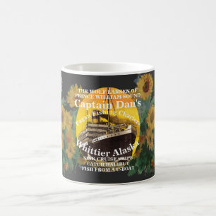 CAPTAIN DAN THE WOLF LARSEN OF ALASKA AK COFFEE MUG
