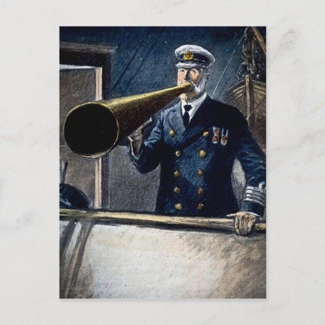 Captain Edward Smith RMS Titanic Vintage Postcard (Front)