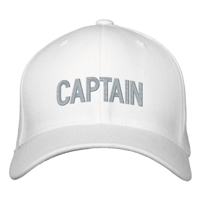 Captain embroidered cap hat (Front)
