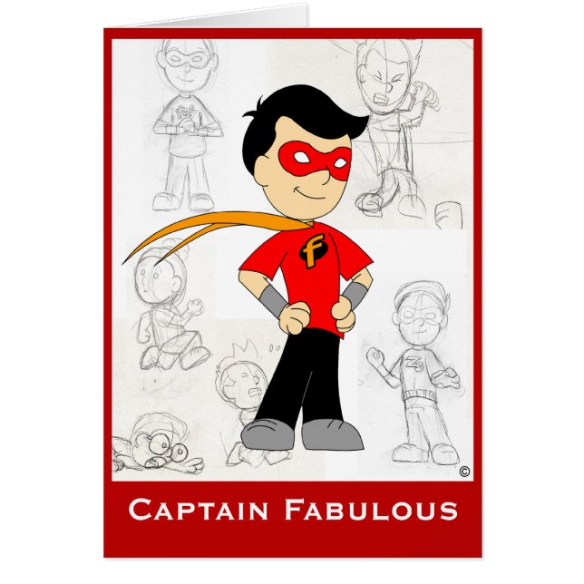 Captain Fabulous: Blank Note (Front)