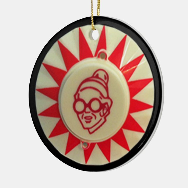 Captain Fantastic Pinball Bumper Ornament (Left)