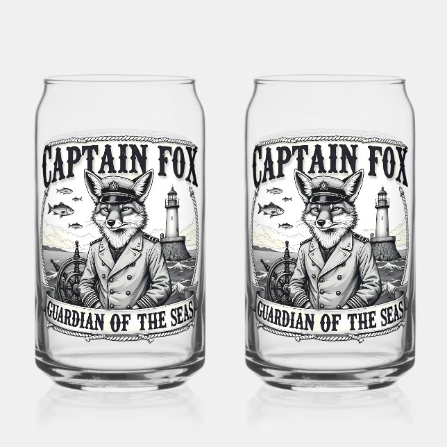 Captain Fox Guardian of Seas Nautical Design (Recto)