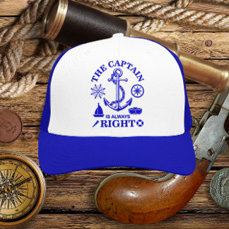 Captain Funny Trucker Hat