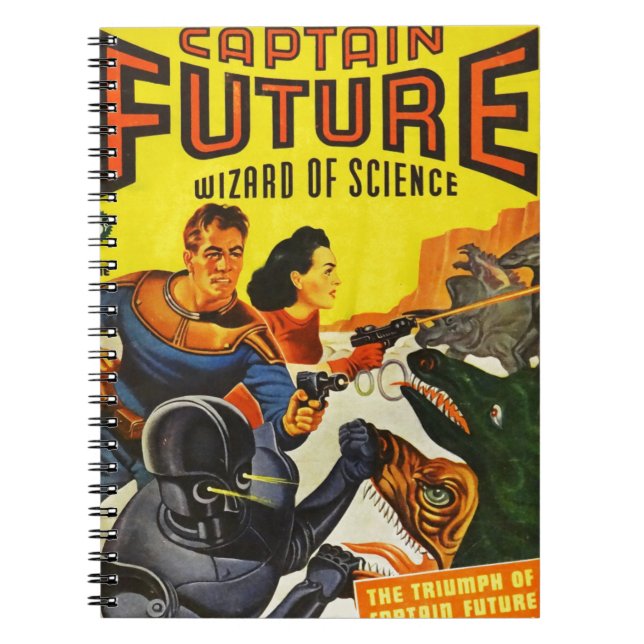 Captain Fure and the Space Dogs Notebook (Front)