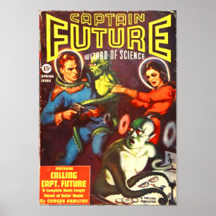 Captain Future and the Tentacle Men Poster