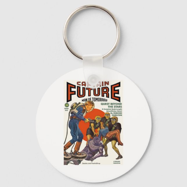 Captain Future Keychain (Front)