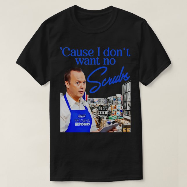 Captain Genes Scrubs T-Shirt (Design Front)