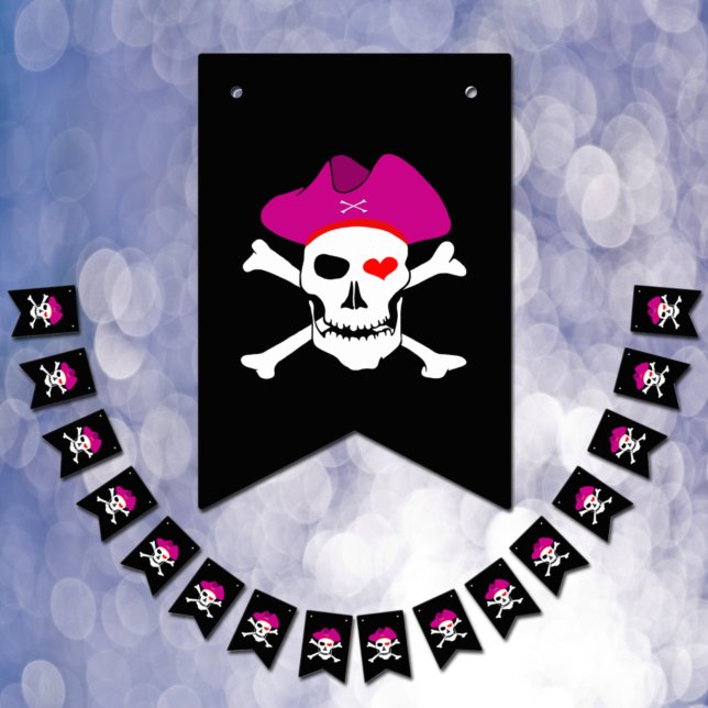 Captain Grace, Pirates Bunting Flags, Boat Party Bunting Flags (Creator Uploaded)