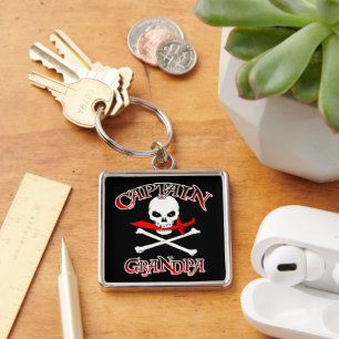 Captain Grandpa Keychain