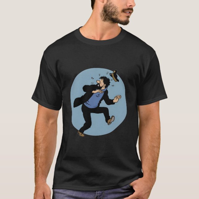 Captain Haddock - Tin-Tin Adventure T-Shirt (Front)
