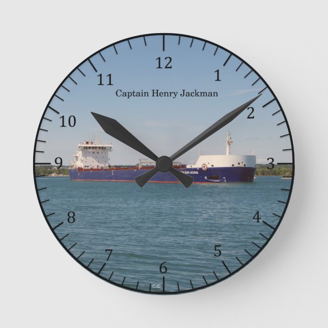 Captain Henry Jackman 2021 clock (Front)