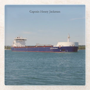 Captain Henry Jackman 2021 glass coaster