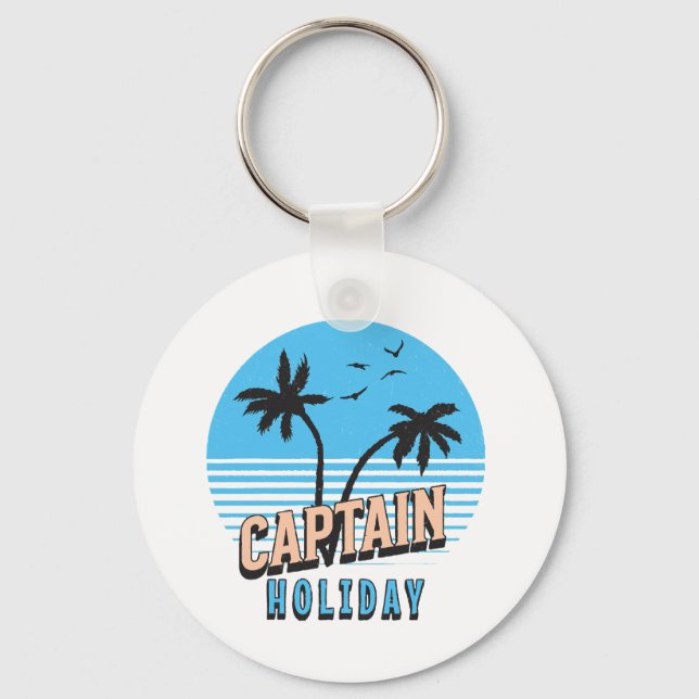Captain Holiday Keychain (Front)