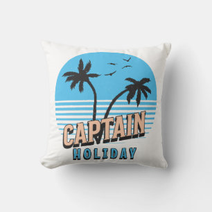 Captain Holiday Throw Pillow
