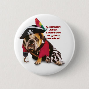 Captain Jack! 2 Inch Round Button