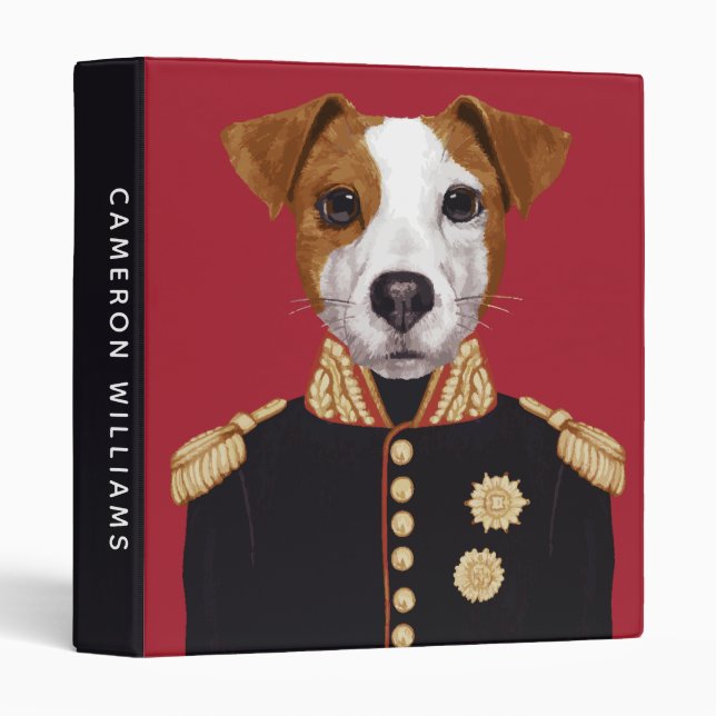 Captain Jack Russell | Add Your Name Binder (Front/Spine)