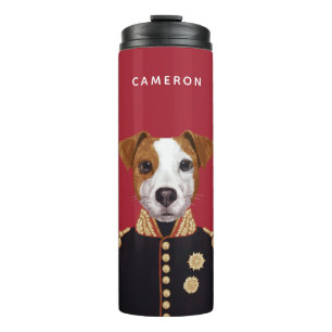 Captain Jack Russell   Add Your Name Thermal Tumbler