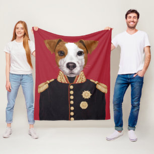Captain Jack Russell Fleece Blanket
