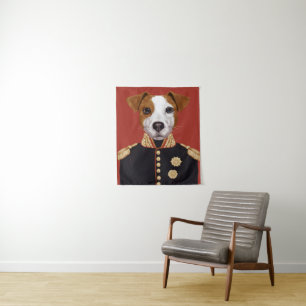 Captain Jack Russell Tapestry