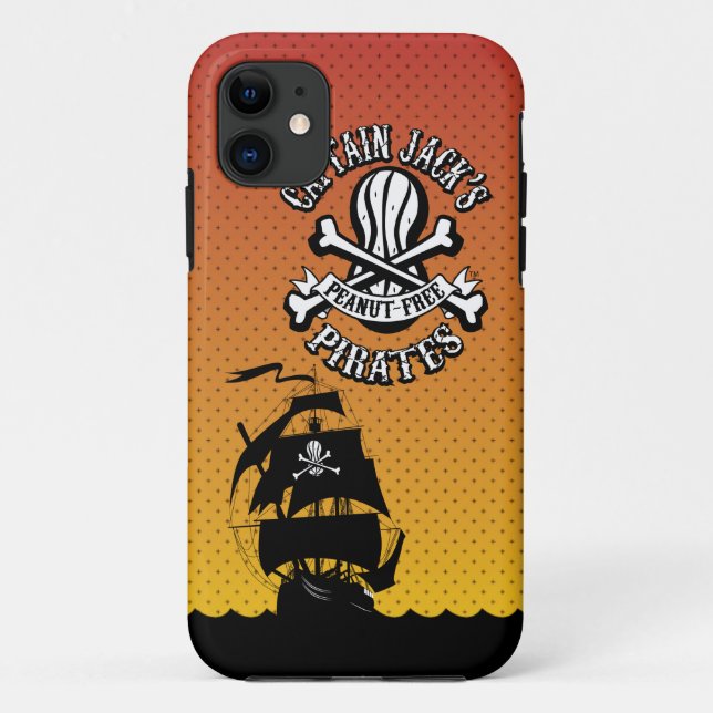 Captain Jack's Peanut-Free Pirates iPhone 5 Case (Back)