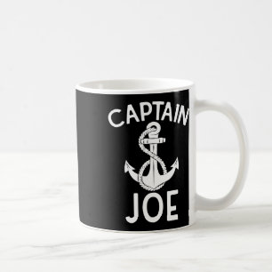 Captain Joe Ship Yacht Boating Anchor Boat Coffee Mug