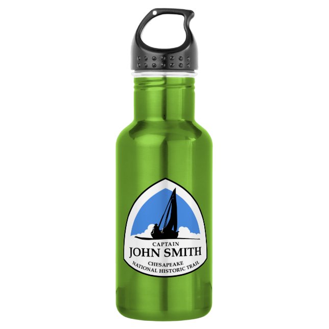 Captain John Smith Chesapeake Trail 532 Ml Water Bottle (Front)