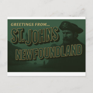 Captain Kelly - St. John's, Newfoundland Postcard