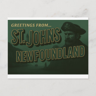 Captain Kelly - St. John's, Newfoundland Postcard