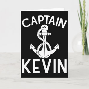 Captain Kevin Boat Anchor Boating Ship Yacht  Card