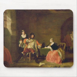 Captain Macheath Upbraided by Polly and Lucy in th Mouse Pad