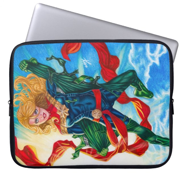 Captain Marvel ~ Carol Danvers Laptop Sleeve (Front)