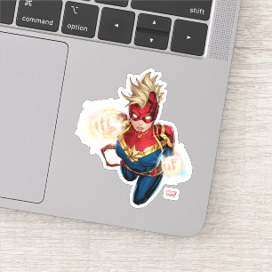 Captain Marvel Flying With Jets