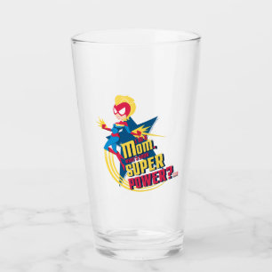 Captain Marvel   I'm A Mom Glass