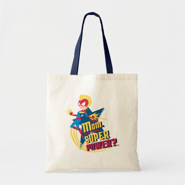 Captain Marvel | I'm A Mom Tote Bag (Front)