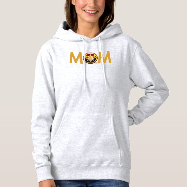 Captain Marvel Mom Hoodie (Front)