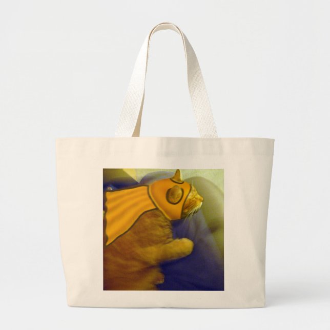 Captain Me-Ow tote bag (Front)