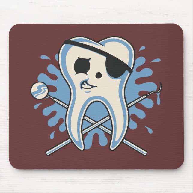 Captain Mol-Arrrr! Mouse Pad (Front)