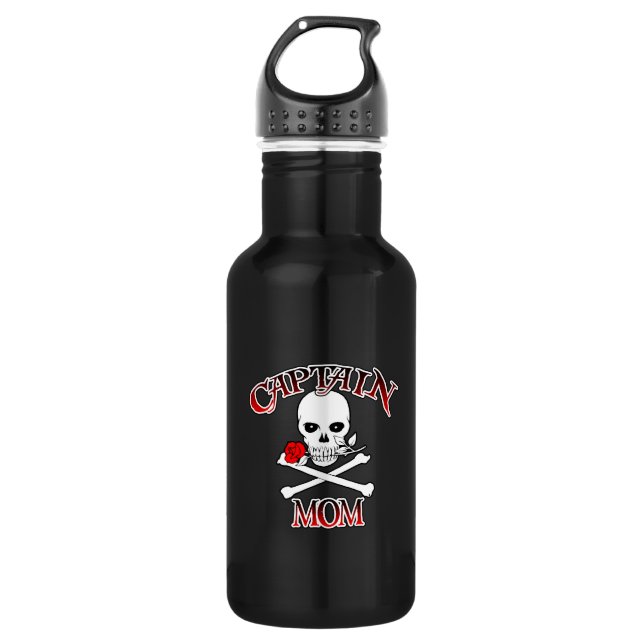 Captain Mom 532 Ml Water Bottle (Front)