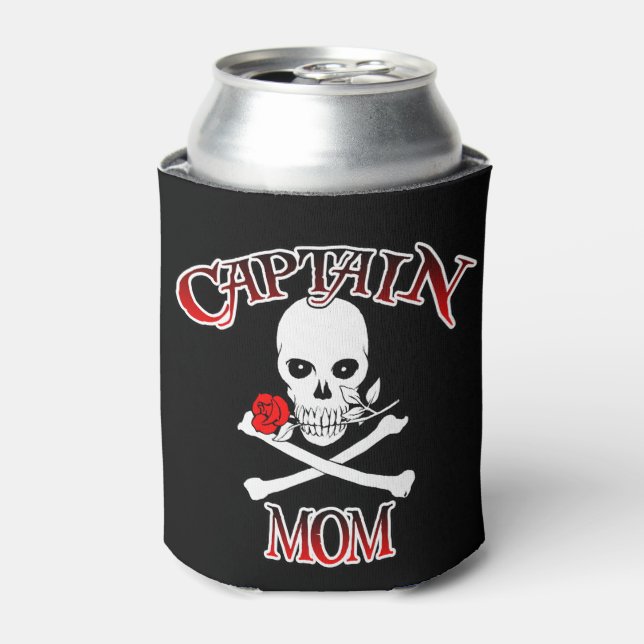 Captain Mom Can Cooler (Can Front)