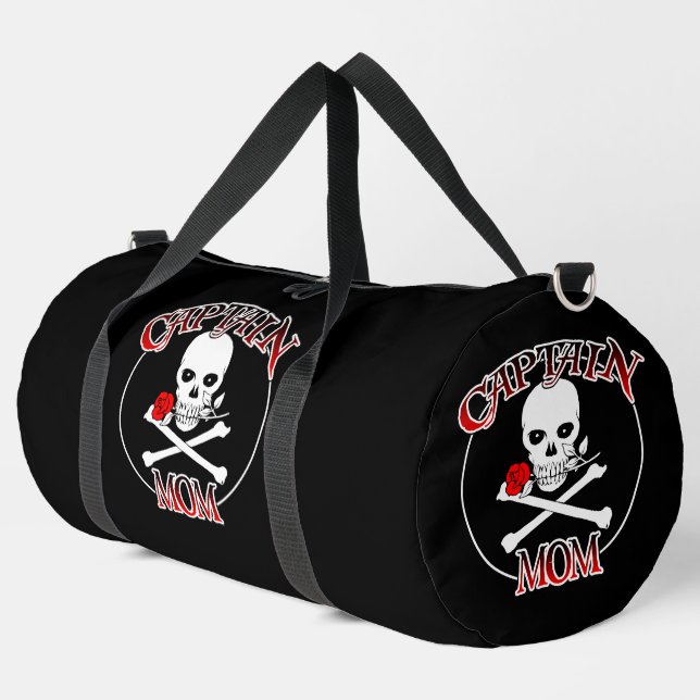 Captain Mom Duffle Bag (Left Corner)