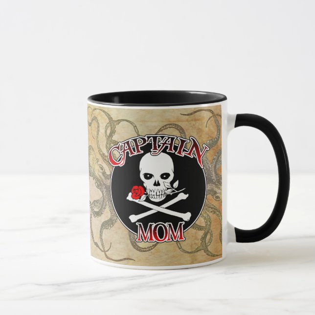Captain Mom - Embraced by the Deep Mug (Right)