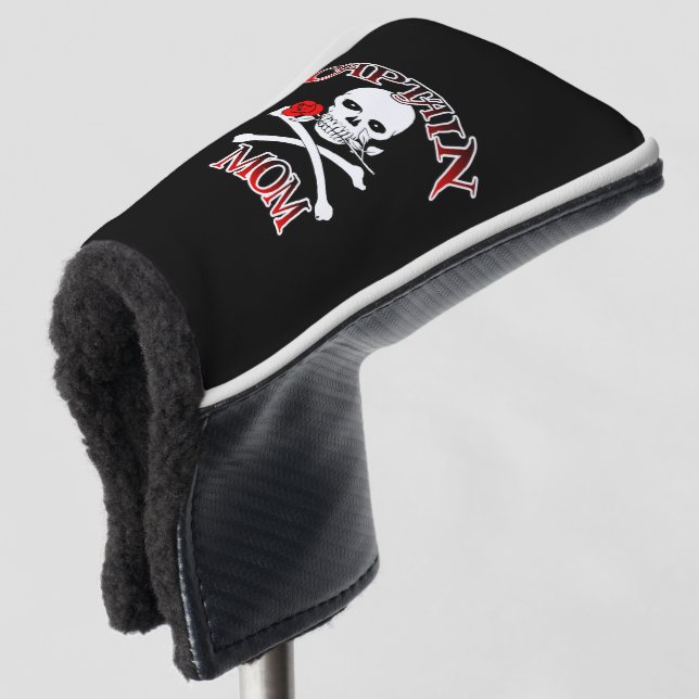 Captain Mom Golf Head Cover (3/4 Front)