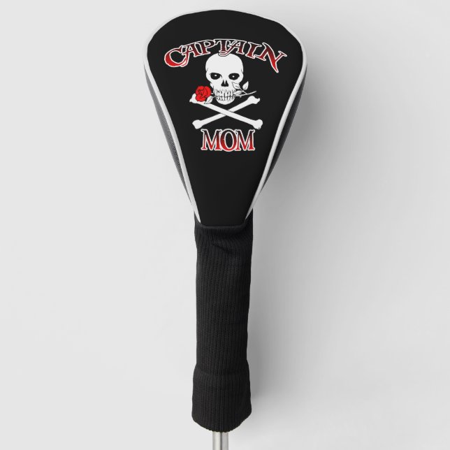 Captain Mom Golf Head Cover (Front)