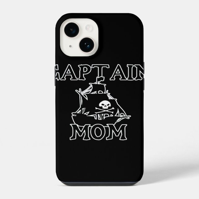 Captain Mom iPhone Case (Back)