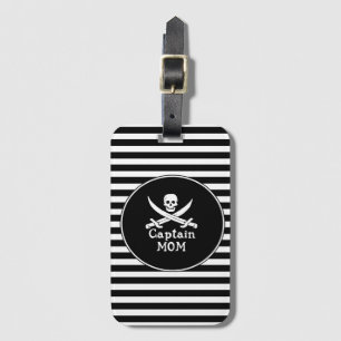 Captain Mom Luggage Tag