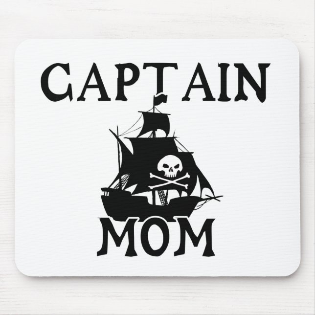 Captain Mom Mousepad (Front)